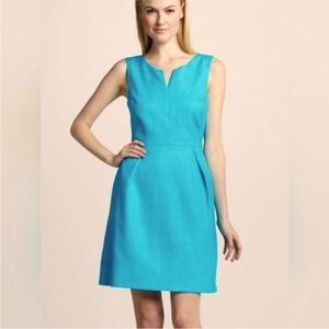 Kate Spade Blue Cleo Twill A-Line
Dress with Pockets